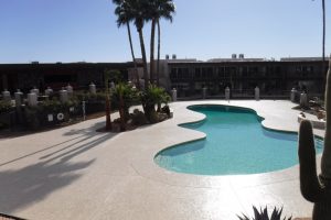 Resurfacing Carefree Resort Pool Deck