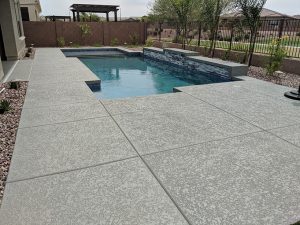 Grey Pool Deck