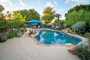 Tempe Acrylic Lace Pool Deck